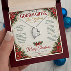 To My Goddaughter - Christmas Forever Love Necklace