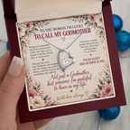 To The Woman I'm Lucky To Call My Godmother - Forever Love Necklace