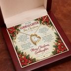 To My Goddaughter - Christmas Forever Love Necklace