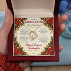 To My Goddaughter - Christmas Forever Love Necklace