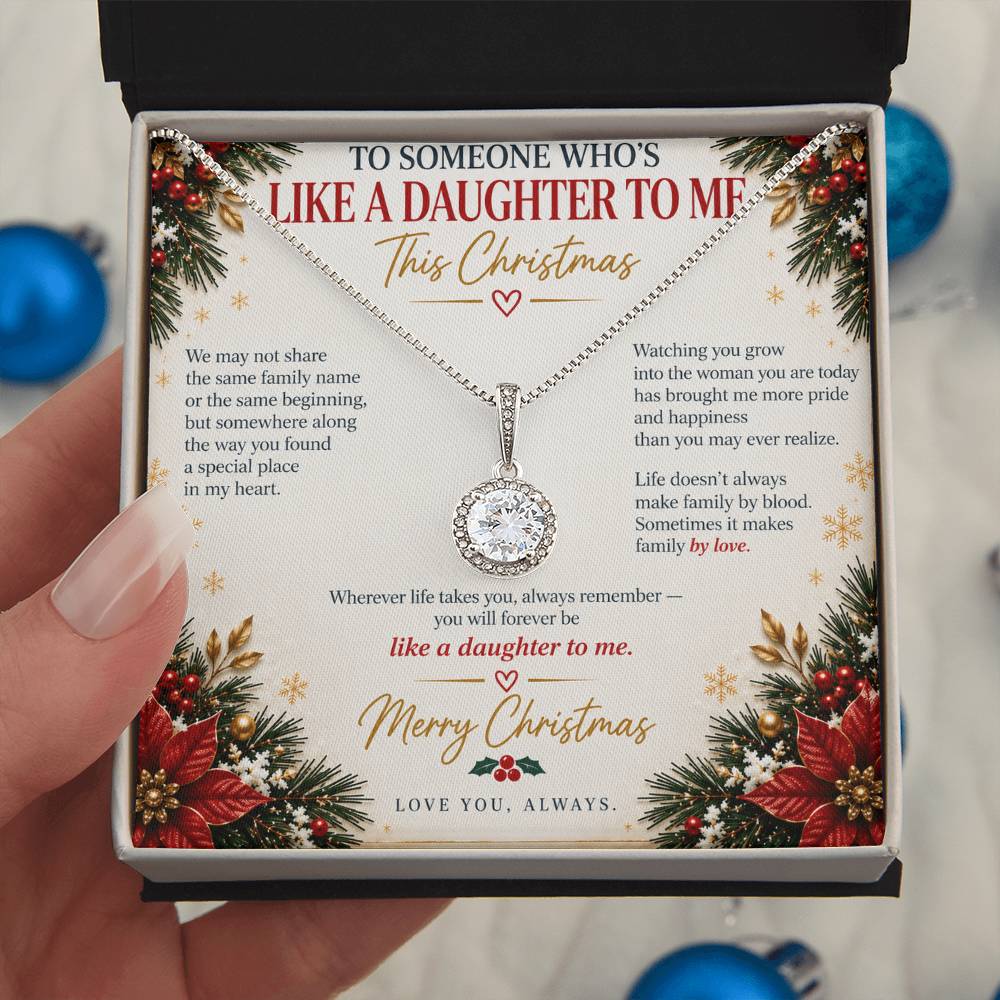Like a Daughter to Me - Christmas Eternal Hope Necklace