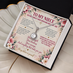 To My Niece - Never Forget How Remarkable You Are Eternal Hope Necklace