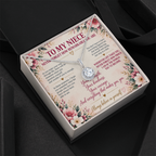 To My Niece - Never Forget How Remarkable You Are Eternal Hope Necklace