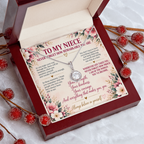 To My Niece - Never Forget How Remarkable You Are Eternal Hope Necklace