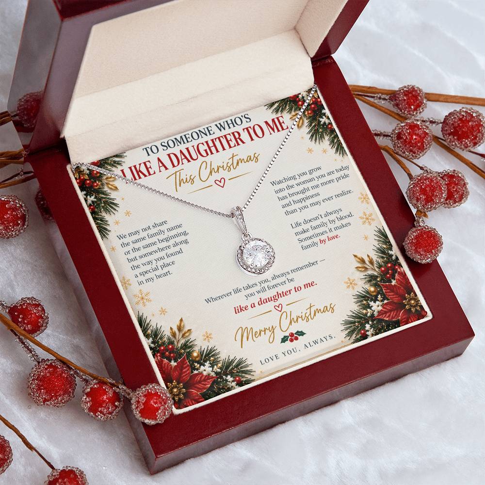 Like a Daughter to Me - Christmas Eternal Hope Necklace