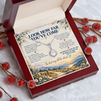 Look How Far You've Come - Inspirational Eternal Hope Necklace