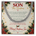 To My Son - Christmas Cuban Link Chain