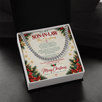 To My Son-in-Law - Christmas Cuban Link Chain