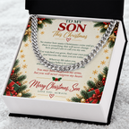 To My Son - Christmas Cuban Link Chain