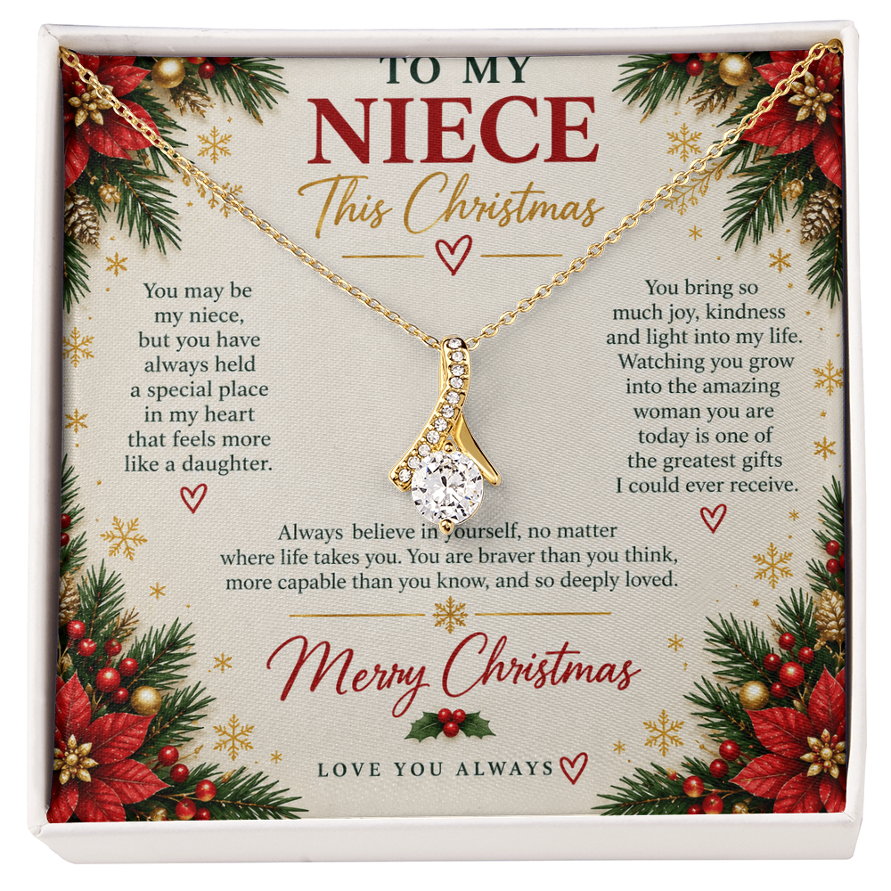 To My Niece - Christmas Alluring Beauty Necklace