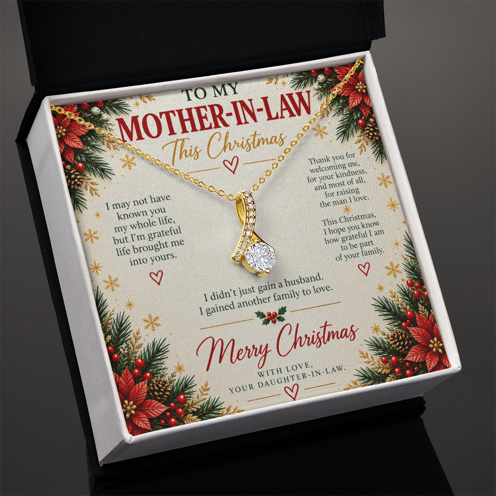 To My Mother-in-Law - Christmas Alluring Beauty Necklace