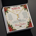 To My Niece - Christmas Alluring Beauty Necklace