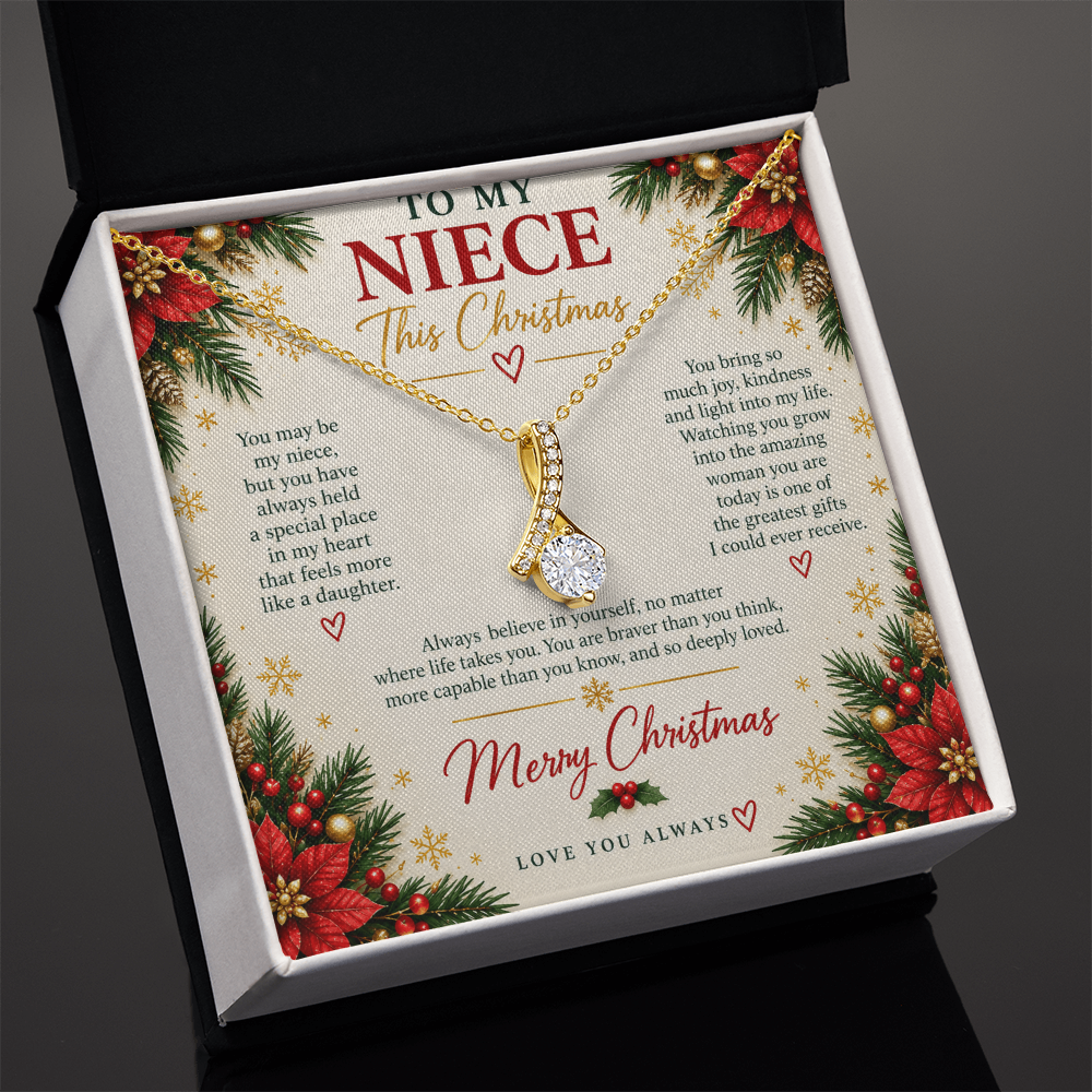 To My Niece - Christmas Alluring Beauty Necklace