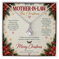 To My Mother-in-Law - Christmas Alluring Beauty Necklace
