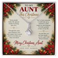 To My Aunt - Christmas Alluring Beauty Necklace
