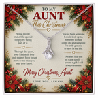 To My Aunt - Christmas Alluring Beauty Necklace