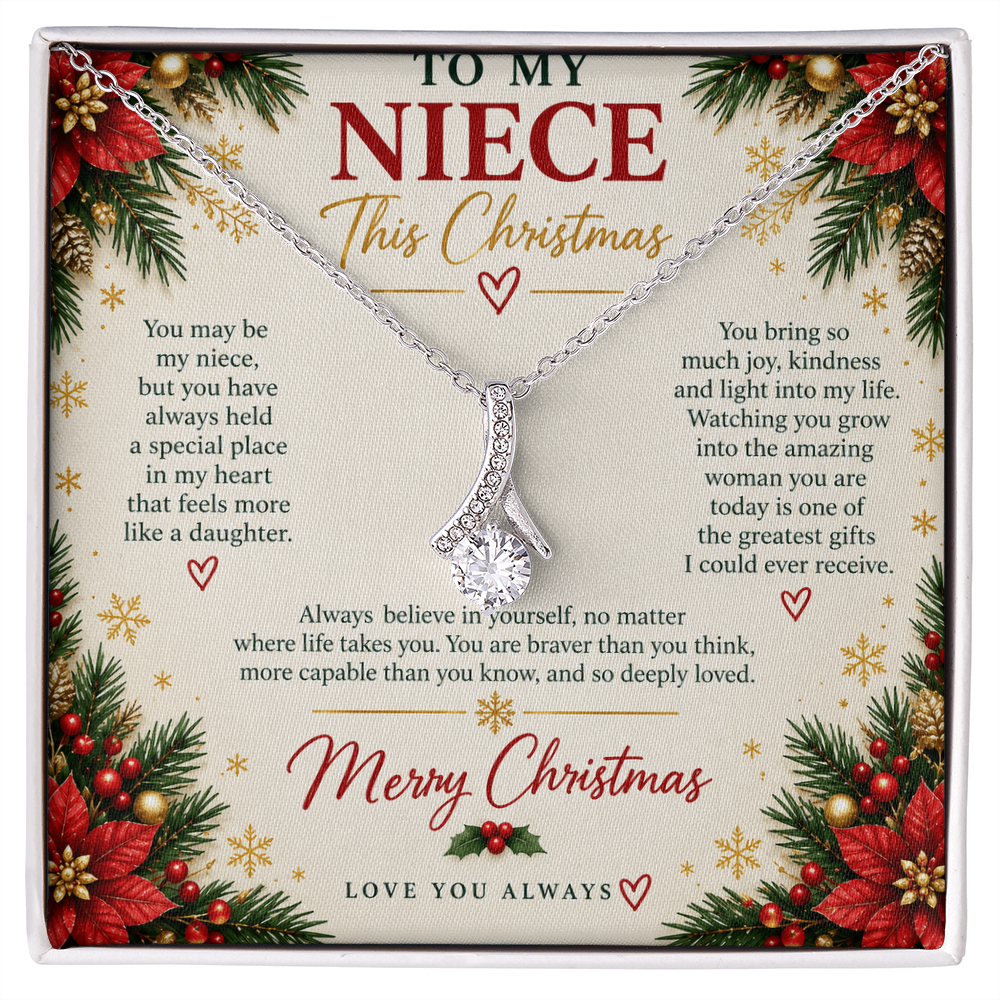 To My Niece - Christmas Alluring Beauty Necklace