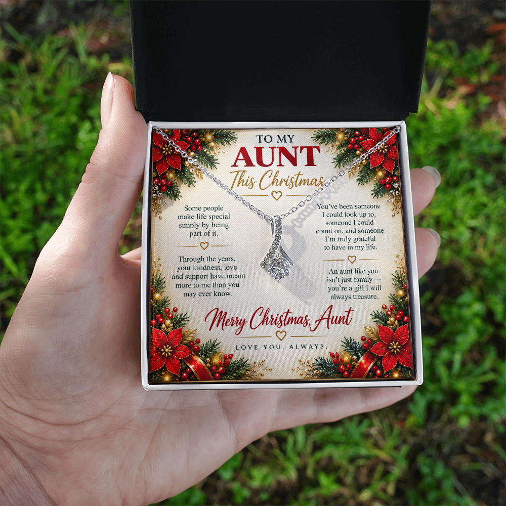 To My Aunt - Christmas Alluring Beauty Necklace