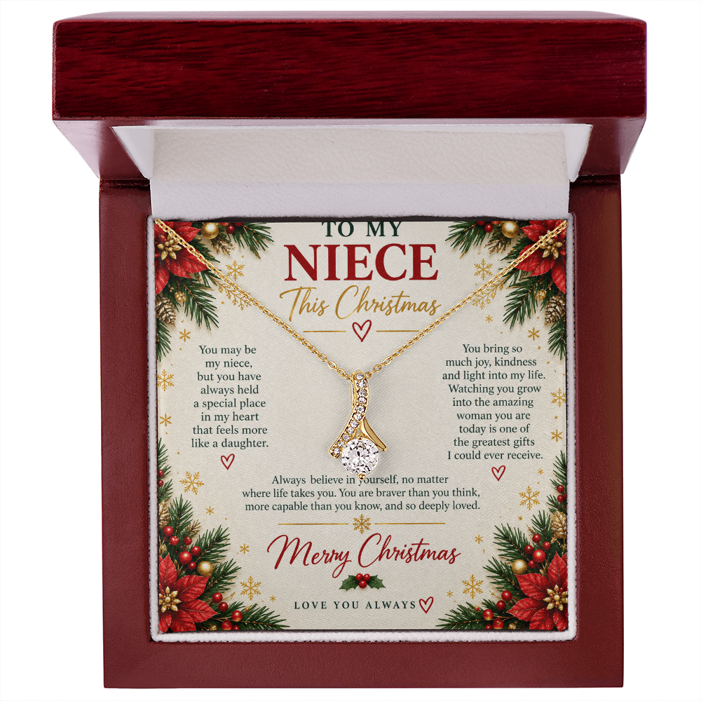 To My Niece - Christmas Alluring Beauty Necklace