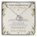 To My Future Daughter-in-Law - Wedding Day Love Knot Necklace