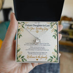 To My Future Daughter-in-Law - Wedding Day Love Knot Necklace