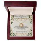 To My Future Daughter-in-Law - Wedding Day Love Knot Necklace