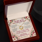 To My Aunt - Part Family, Part Friend Love Knot Necklace