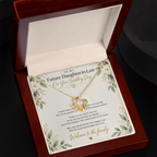 To My Future Daughter-in-Law - Wedding Day Love Knot Necklace