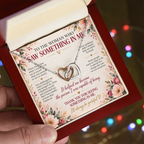 To The Woman Who Saw Something In Me - Interlocking Hearts Necklace