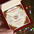 To My Future Daughter-in-Law - Christmas Interlocking Hearts Necklace