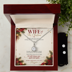 To My Wife - Christmas Eternal Hope Necklace & Earring Set