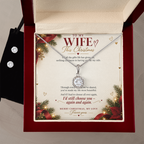 To My Wife - Christmas Eternal Hope Necklace & Earring Set