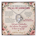 To The Woman I'm Lucky To Call My Godmother - Forever Love Necklace