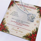 To My Granddaughter - Christmas Forever Love Necklace
