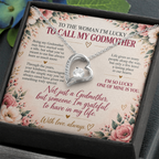 To The Woman I'm Lucky To Call My Godmother - Forever Love Necklace