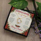 To My Goddaughter - Christmas Forever Love Necklace