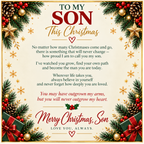 To My Son - Christmas Cuban Link Chain